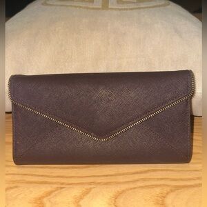 Elegant Deep purple Envelope wallet clutch